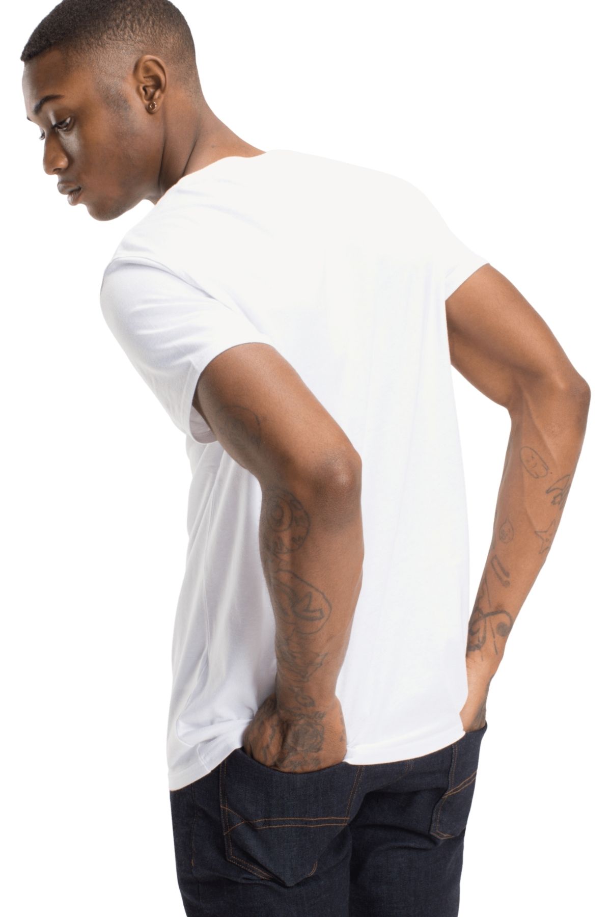 Tommy Hilfiger-Men's WhiTe T-shirt - dm0dm 04411100 3