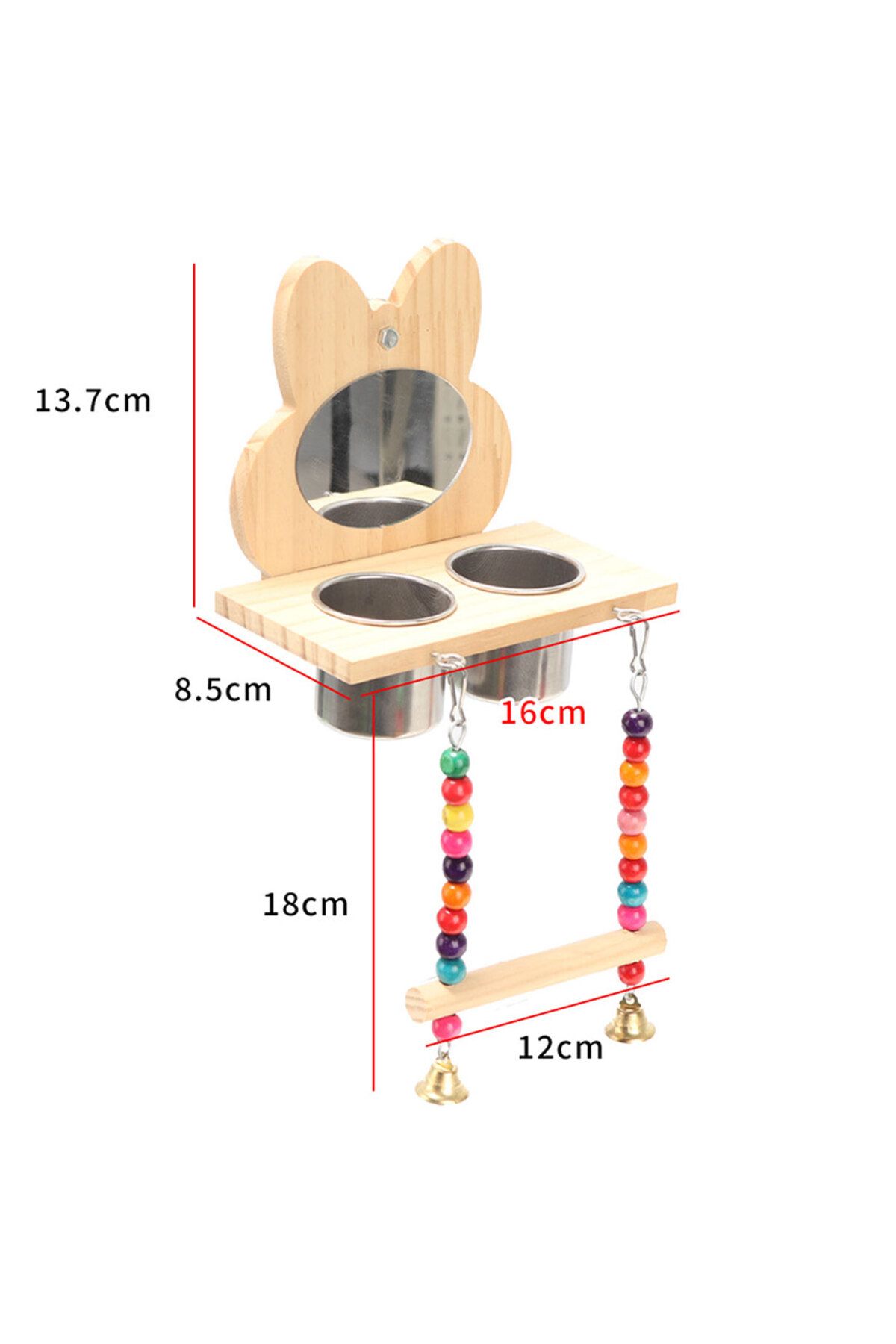 Generic-Birds mirror stand and play toy 2