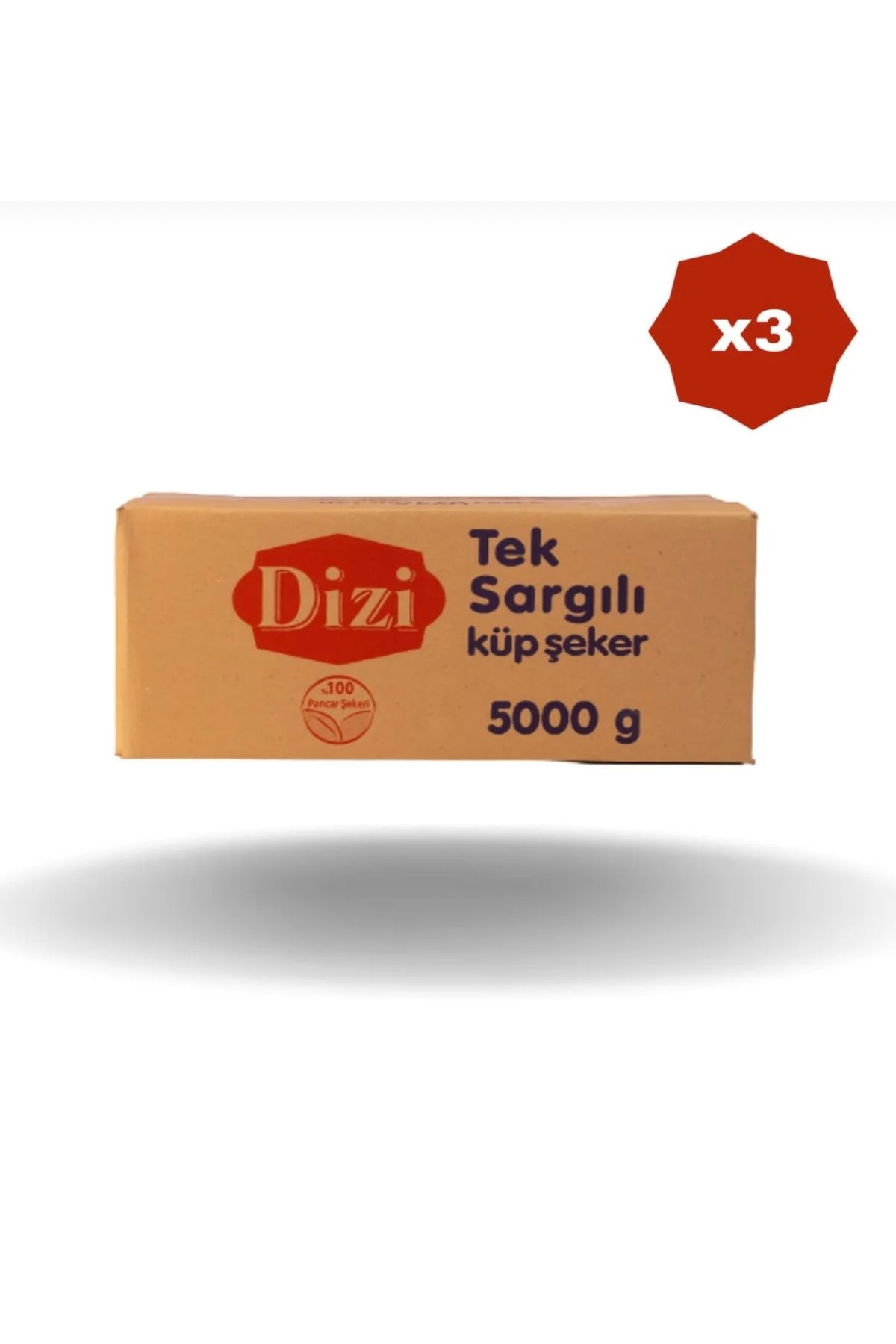 DİZİ KÜP ŞEKER 3 ADET 5 KİLO 3X5 =15 KİLO