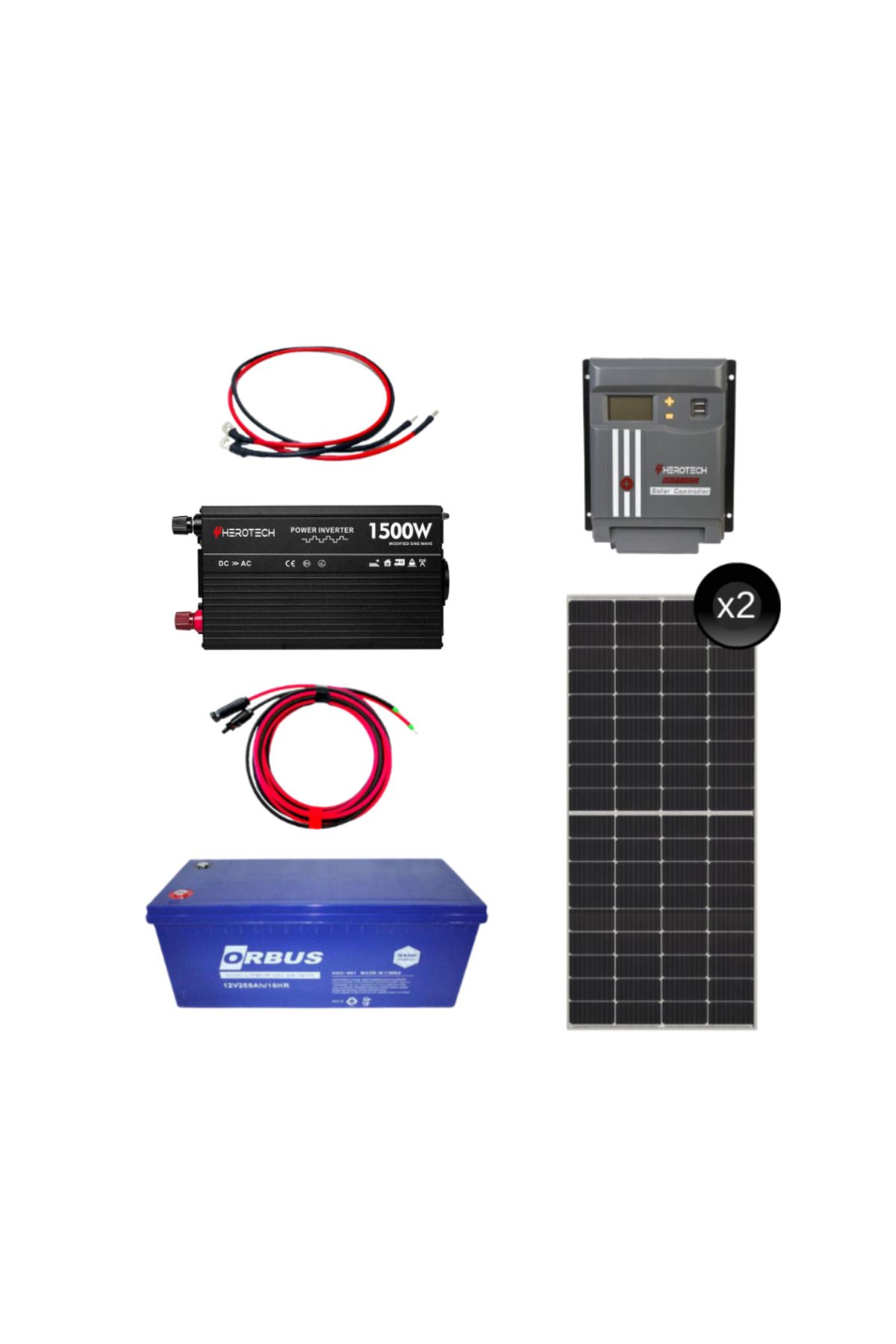 HEROTECH Solar Sanal Market Karavan Solar Paket