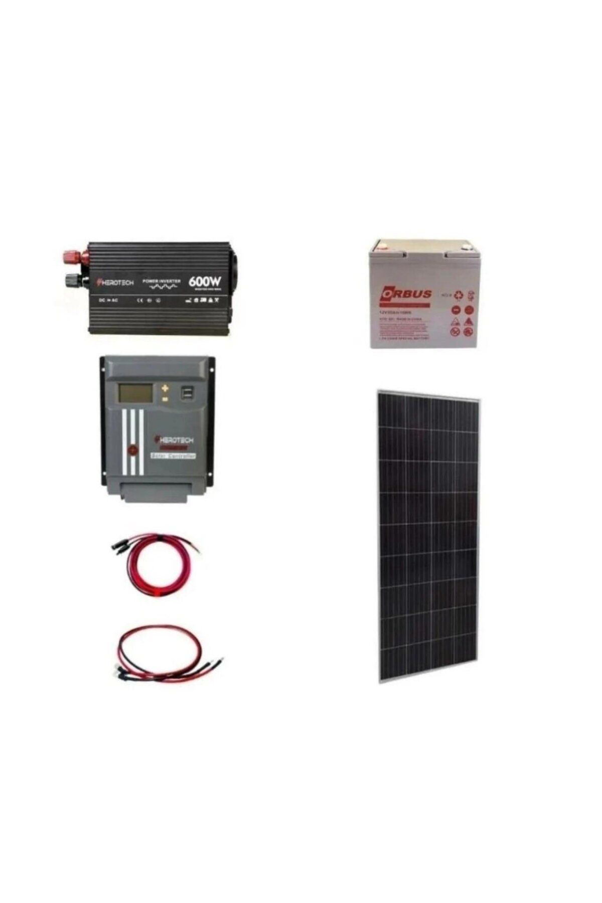 HEROTECH Solar Sanal Market 600 Watt Mini Solar Paketi