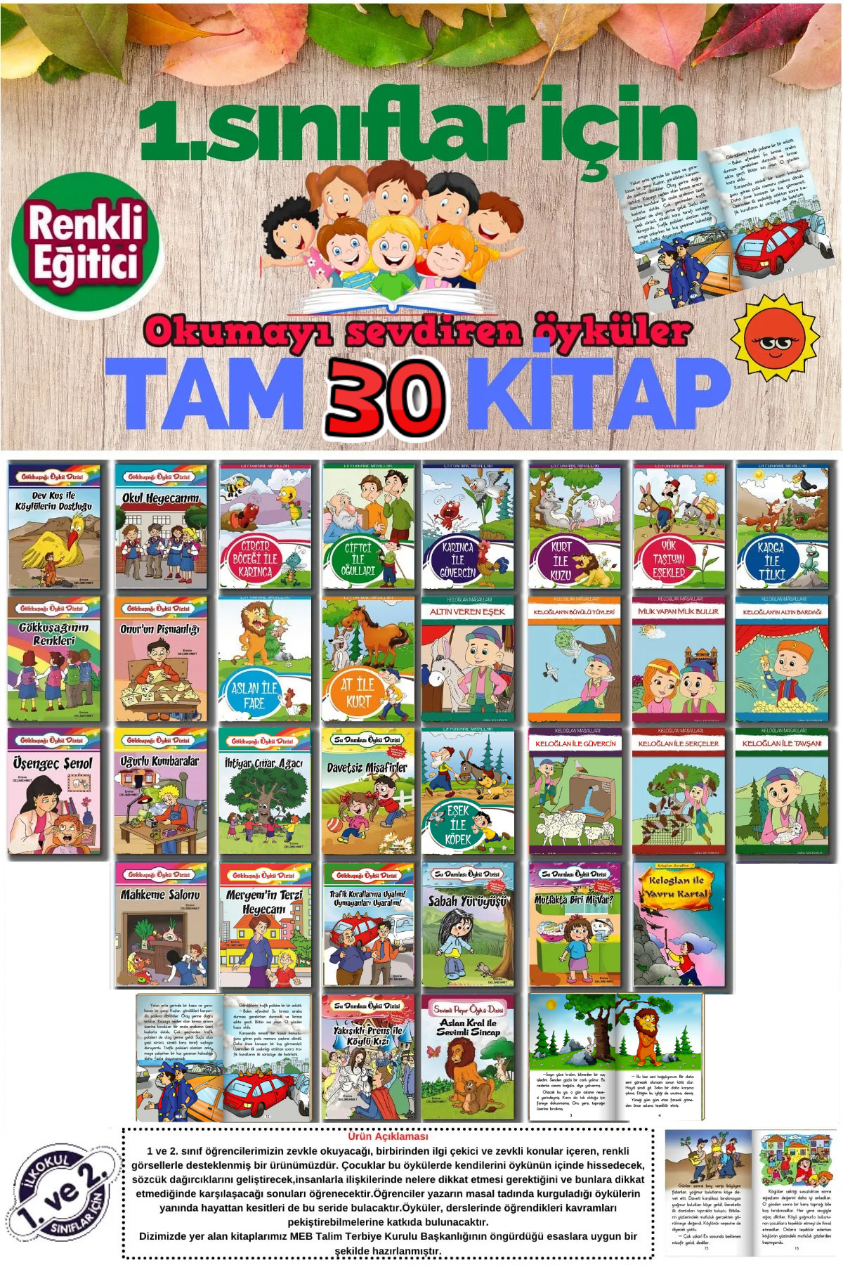 KBY 1.sınıflar Için Okumayı Sevdiren Eğlenceli Hikaye Seti fotoğrafı 3 (önizleme)
