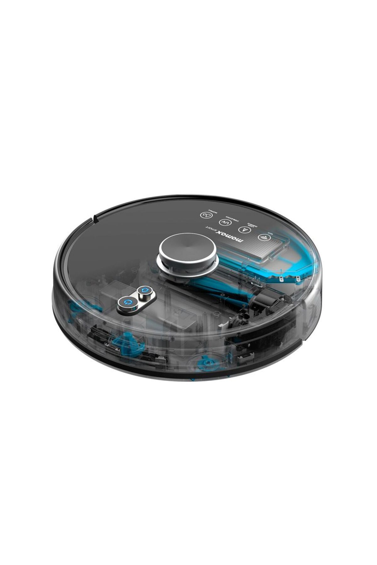 Momax-Smart Elite Cleanse IoT UV-C Vacuum Robot, Laser Navigation, Wet Mopping, 3000Pa - Black 5