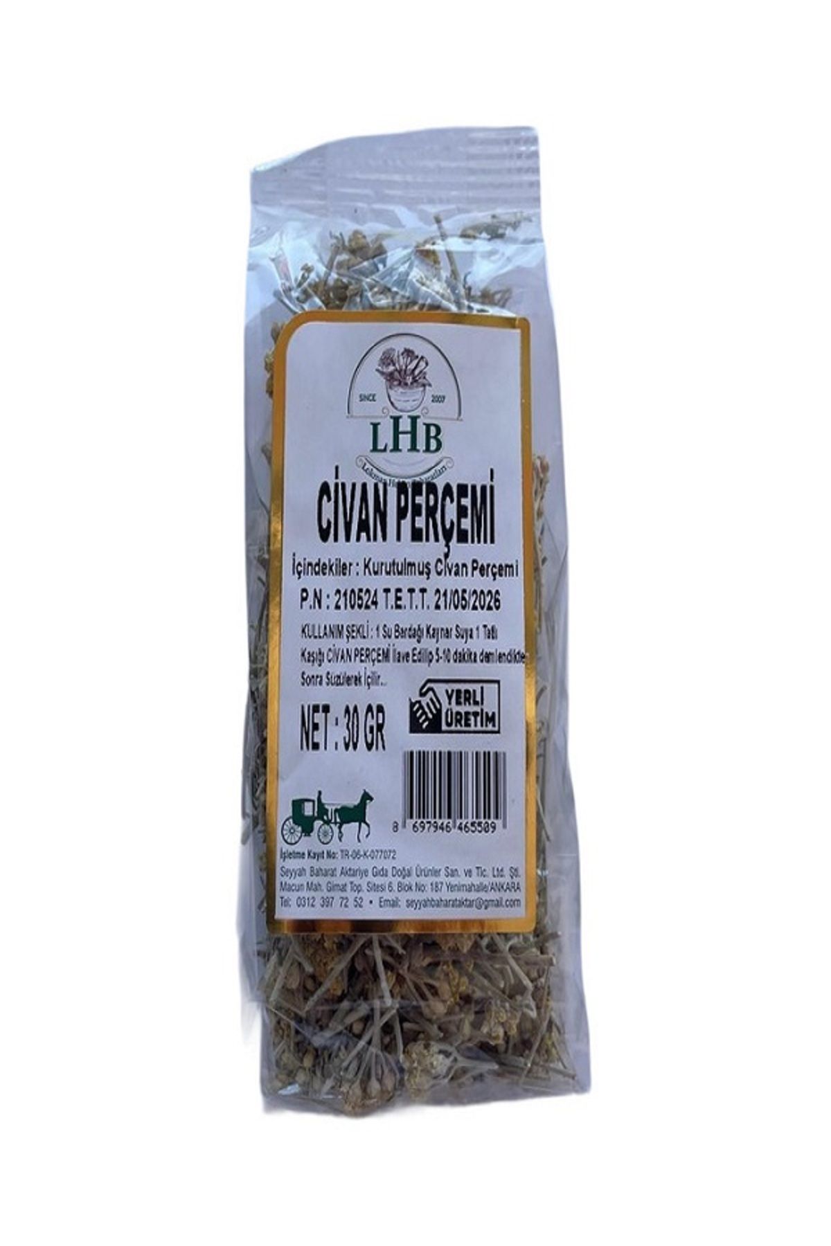 Lokman Hekim Civan Perçemi 30 Gr