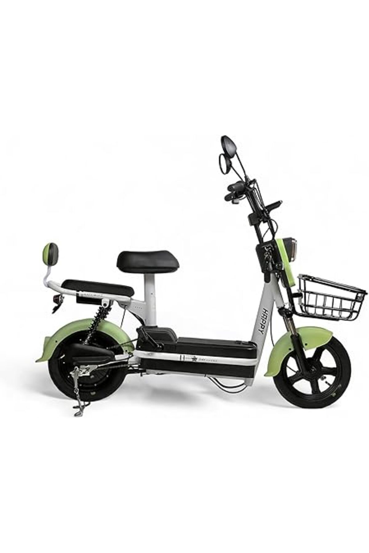 ALBADER-Electric Scooter V26, Double Seats With Manual Pedals E- Scooter, Max Speed 30-40 KM, 48V 2