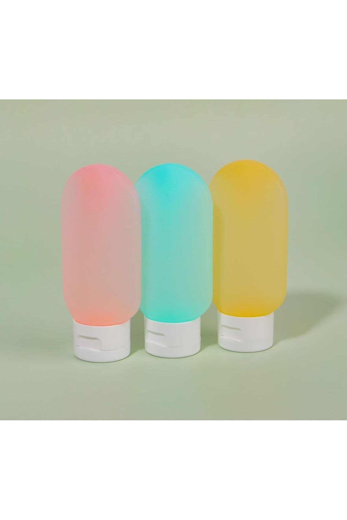 Busstier-Set de 3 sticle de călătorie reîncărcabile - sticle rezistente la scurgeri pentru șampon, loțiune, săpun 3