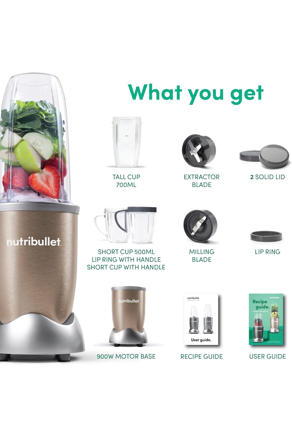 Nutribullet Pro High Speed 9 Parçalı Blender/Mikser 900 Watt