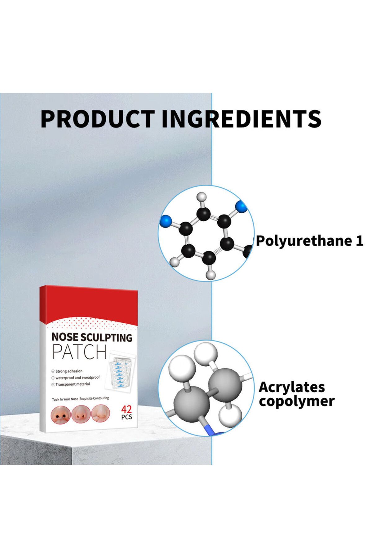 Choice-Soug Nose Patch The Nose Patch 42pcs Is Waterproof, Sweat-Proof And Strong Adhesion 6