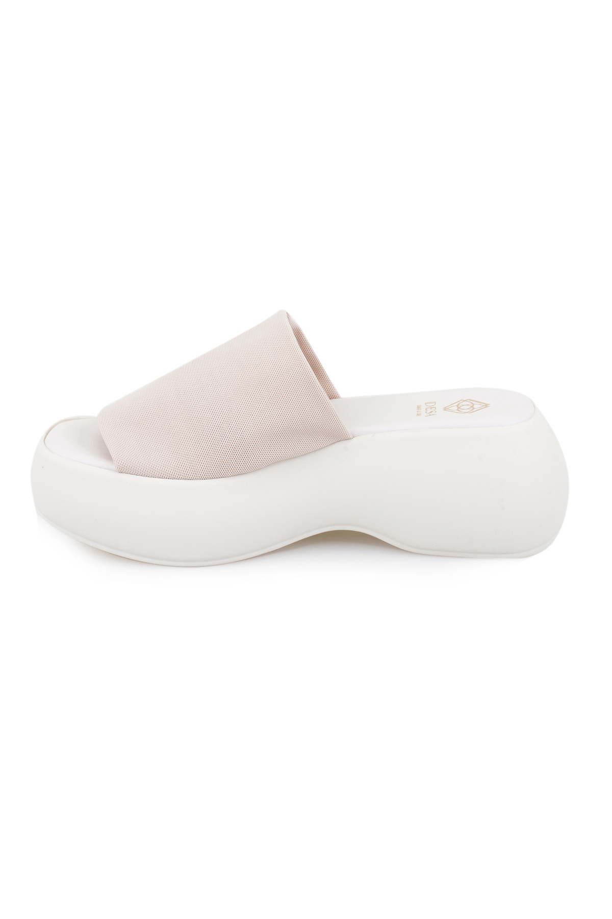 Desa-Women's White Platform Sole Slippers 3