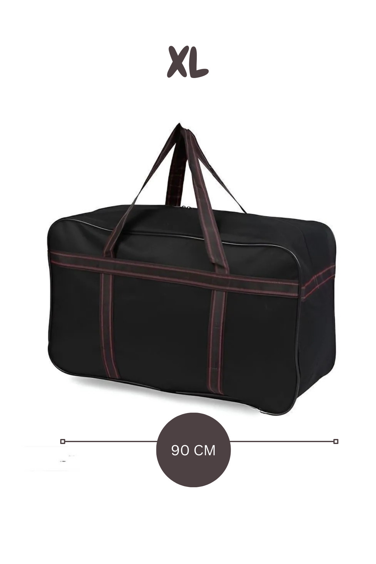 baydar  Battal Boy Çanta Büyük Valiz Ve Seyahat Çantası Hurç Çeyiz Oldukça Geniş Hacim Ve Dayanıklılık - - Görsel 4