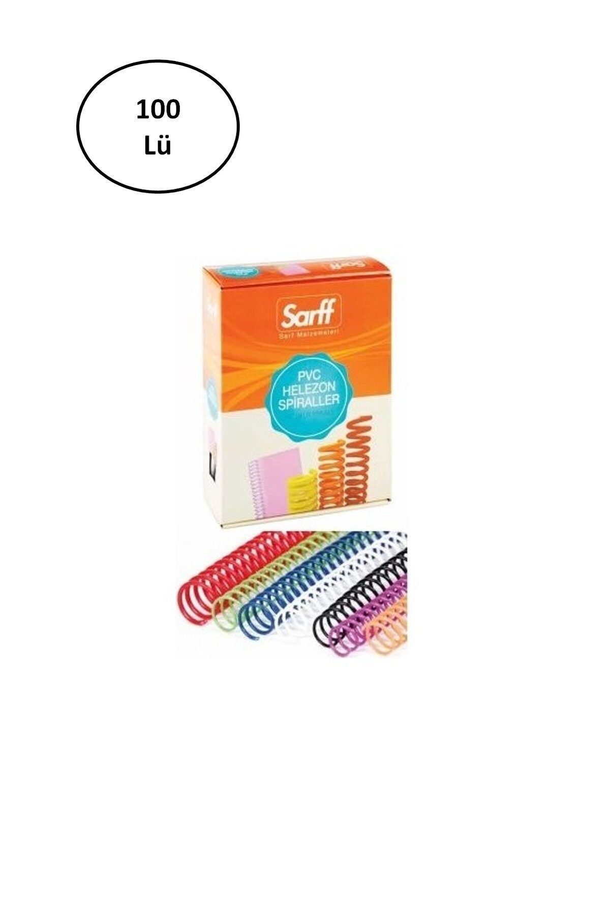 Easy Tedarik Sarff 4:1 18 Mm Helezon Spiral 100 Lü Şeffaf Tel