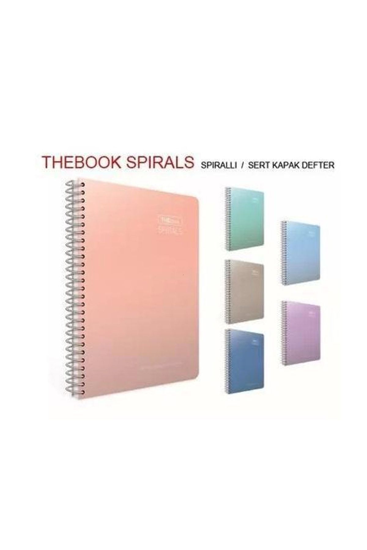 Easy Tedarik Gıpta Thebook Spırals Sp.sert Kapak Defter A4 100 Yaprak Çizgili 1 Adet