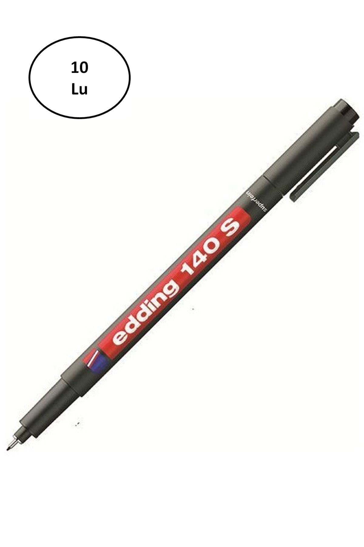 Easy Tedarik Edding Asetat Kalemi E-140S Siyah Ed14001 10'lu