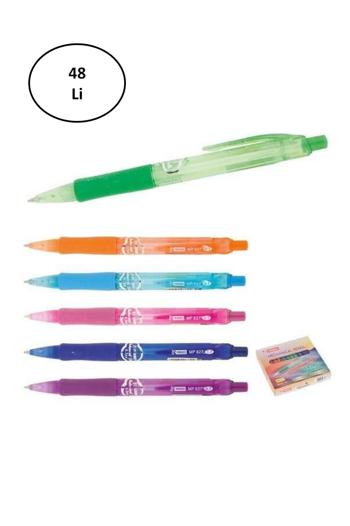 Easy Tedarik Mikro 872A-48 Standlı Versatil Kalem 0.5 Mm 48'li