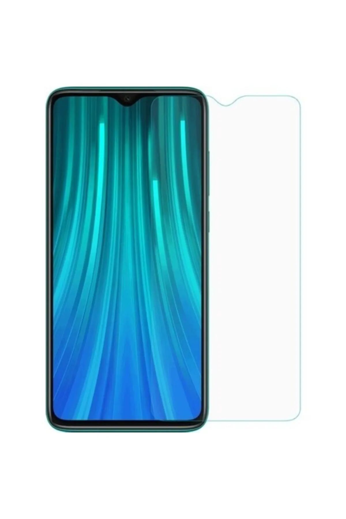 Easy Tedarik Xiaomi Redmi Note 8 Pro Uyumlu Premium Ekran Koruyucu 9h Sert Temperli Kırılmaz Cam Koruma Şeffaf