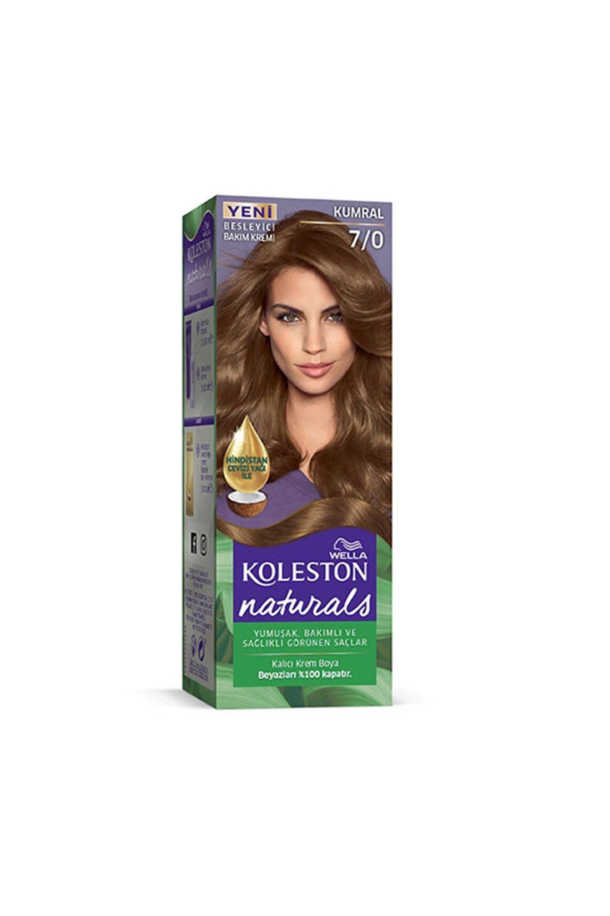 Easy Tedarik Naturals Saç Boyası Kumral 7/0