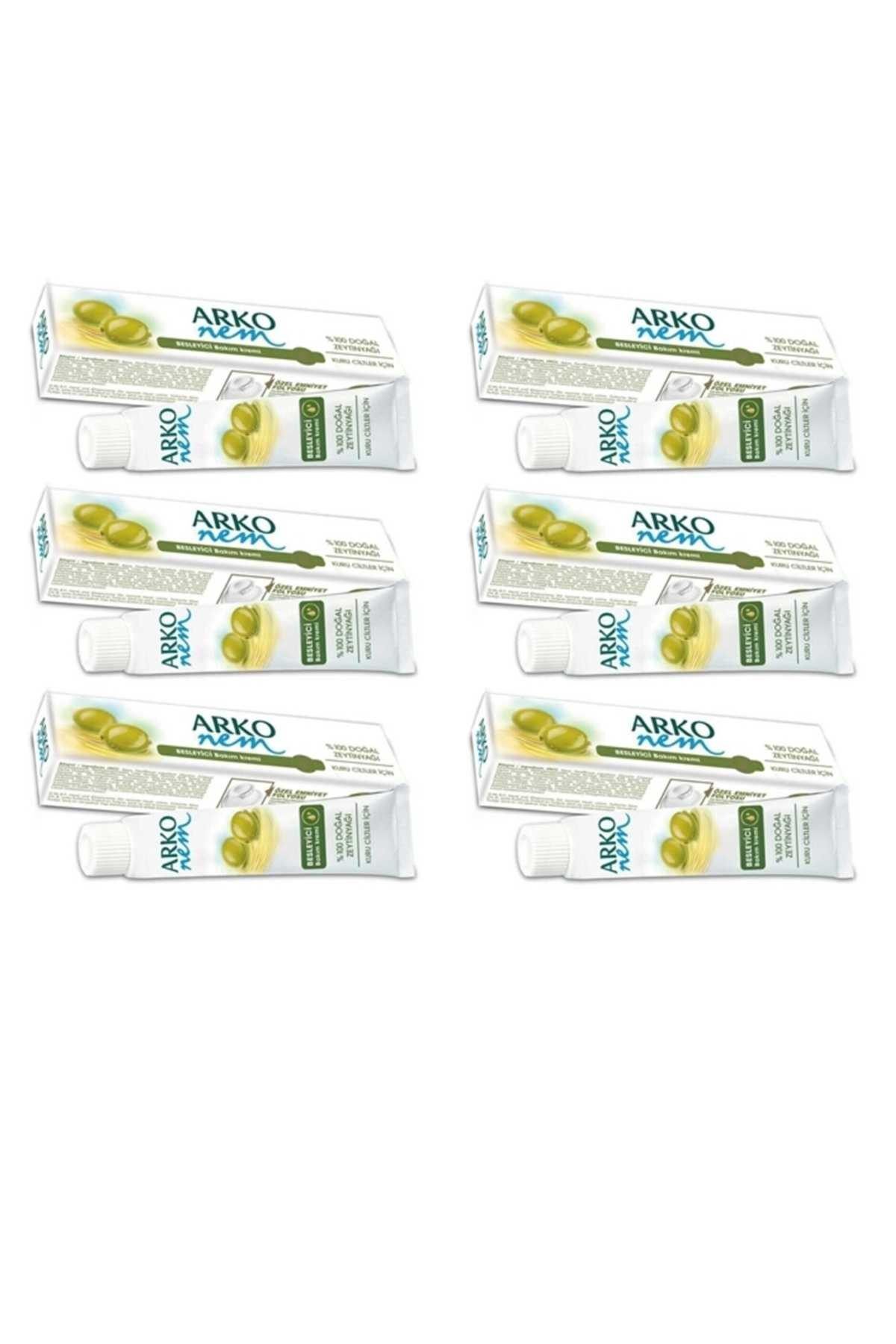 Easy Tedarik 6 Adet Naturel Zeytinyağı El ve Vücut Bakım Kremi 20 cc