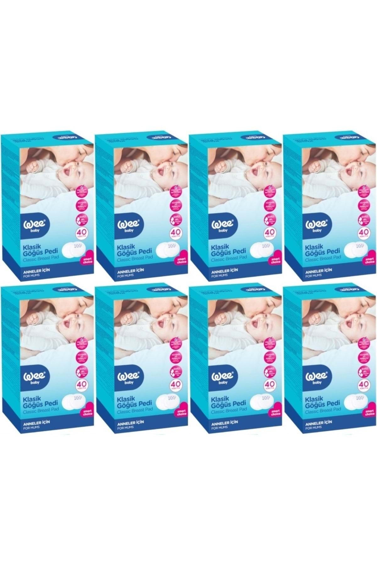 Wee Baby Klasik Göğüs Pedi (40 LI) 320 Adet (8PK*40)