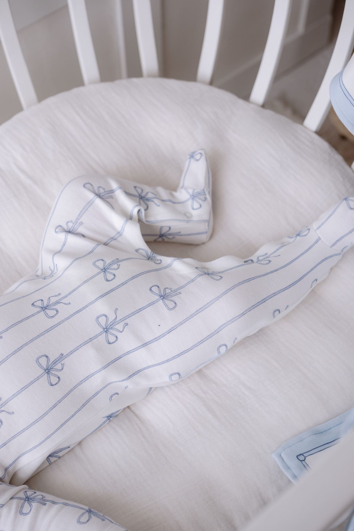 Atelier Babbi-Blue Ribbon Baby Romper 5