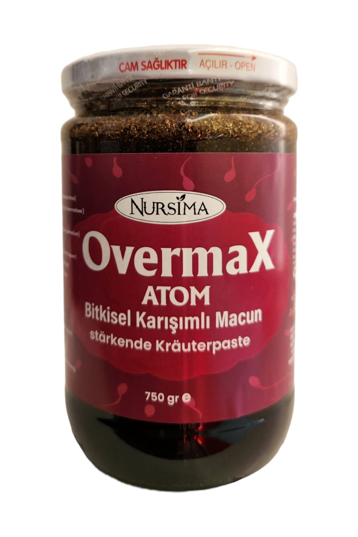 roztomily Overmax Atom Bitkisel Karışımlı Macun 750 Gr