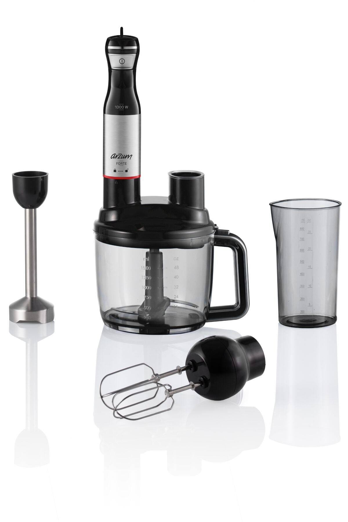 Arzum Ar1157-s Forte 1000 Watt Multi Siyah Blender Seti