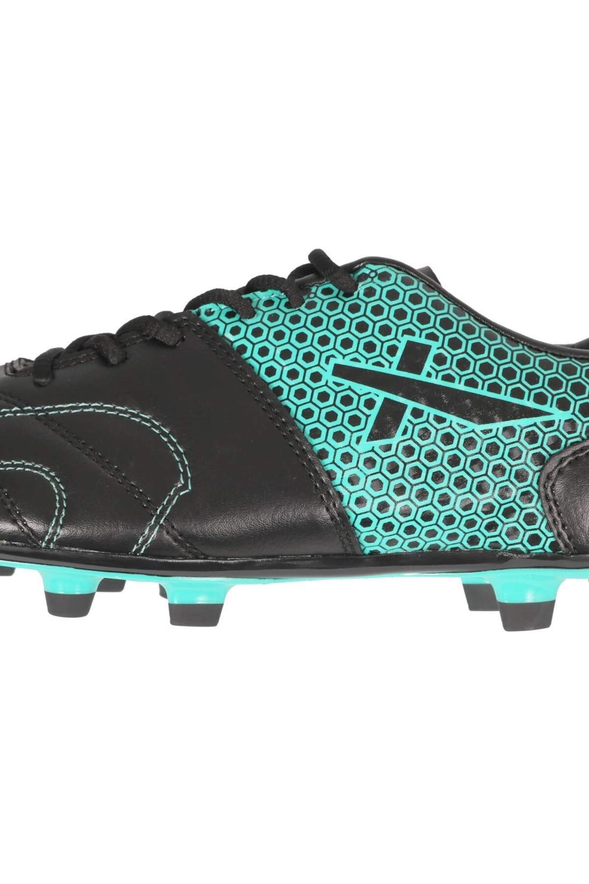 Vector X-Breeze Football Shoes Black/sea Green | Size 9 Uk | Synthetic Leather | Waterproof 8