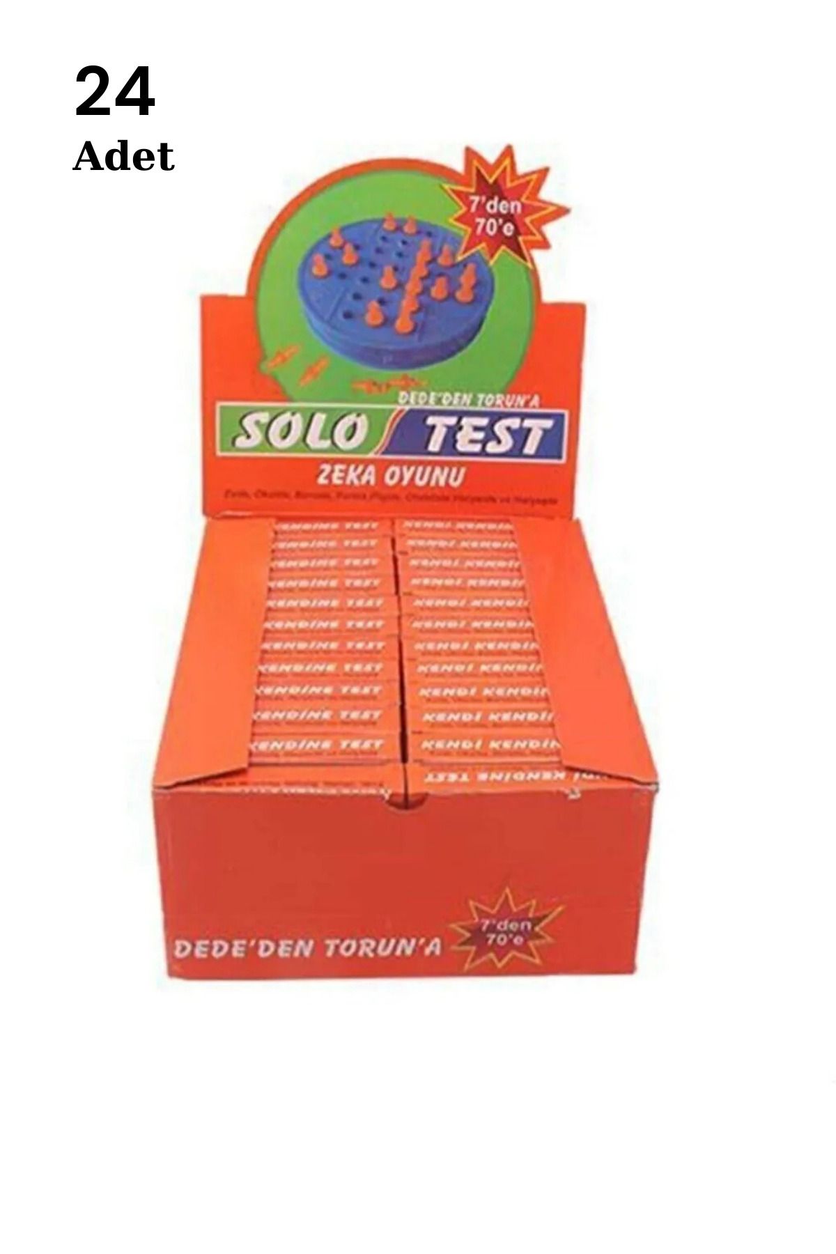 Easy Tedarik 24 Adet Solo Test Zeka Oyunu Nostalji - Royaleks