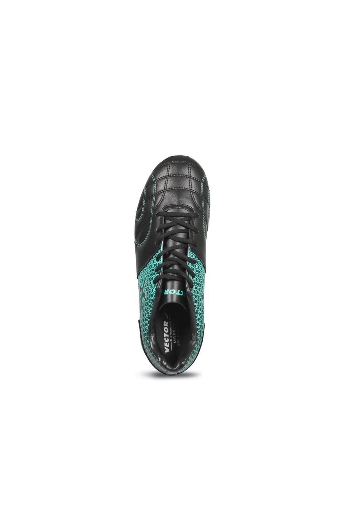 Vector X-Breeze Football Shoes Black/sea Green | Size 9 Uk | Synthetic Leather | Waterproof 6