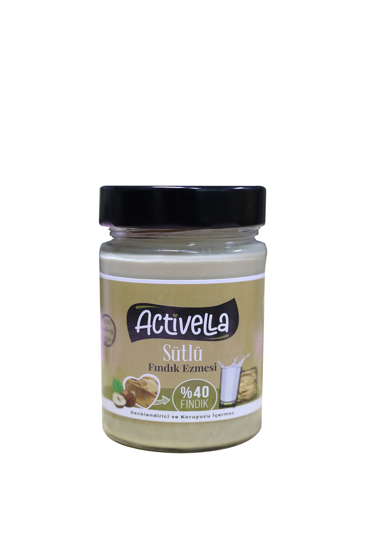 Activella Sütlü Fındık Ezmesi 330gr %40 Fındıklı