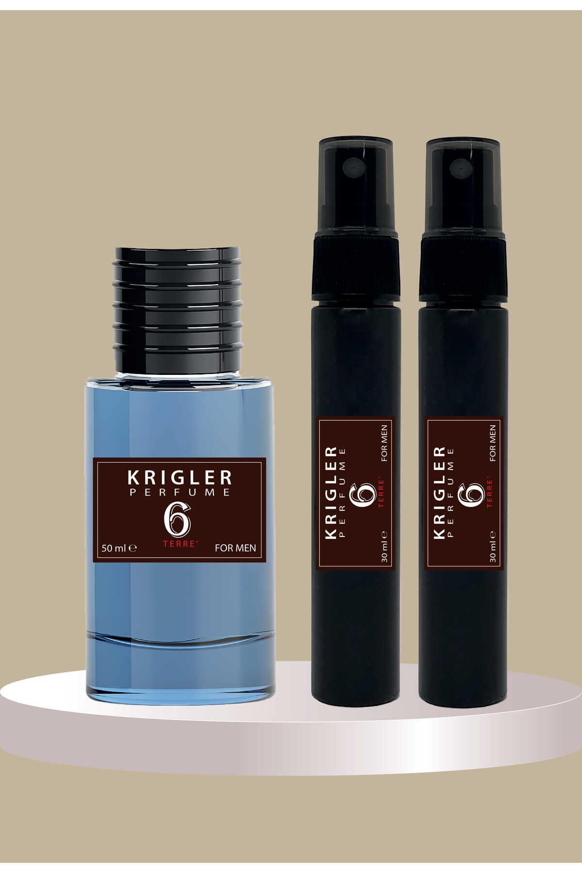 Krigler عطر مردانه Terre' 50ml 30ml هدیه