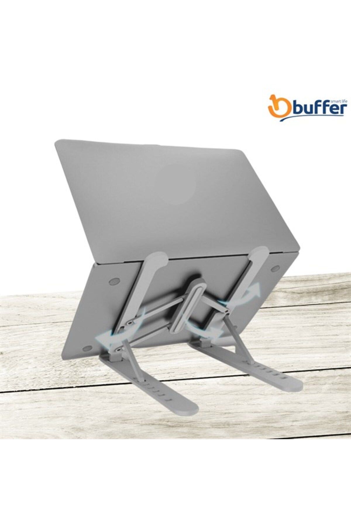 Neiçin-Notebook Riser - Folding Plastic Support Stand for Study Desk 5