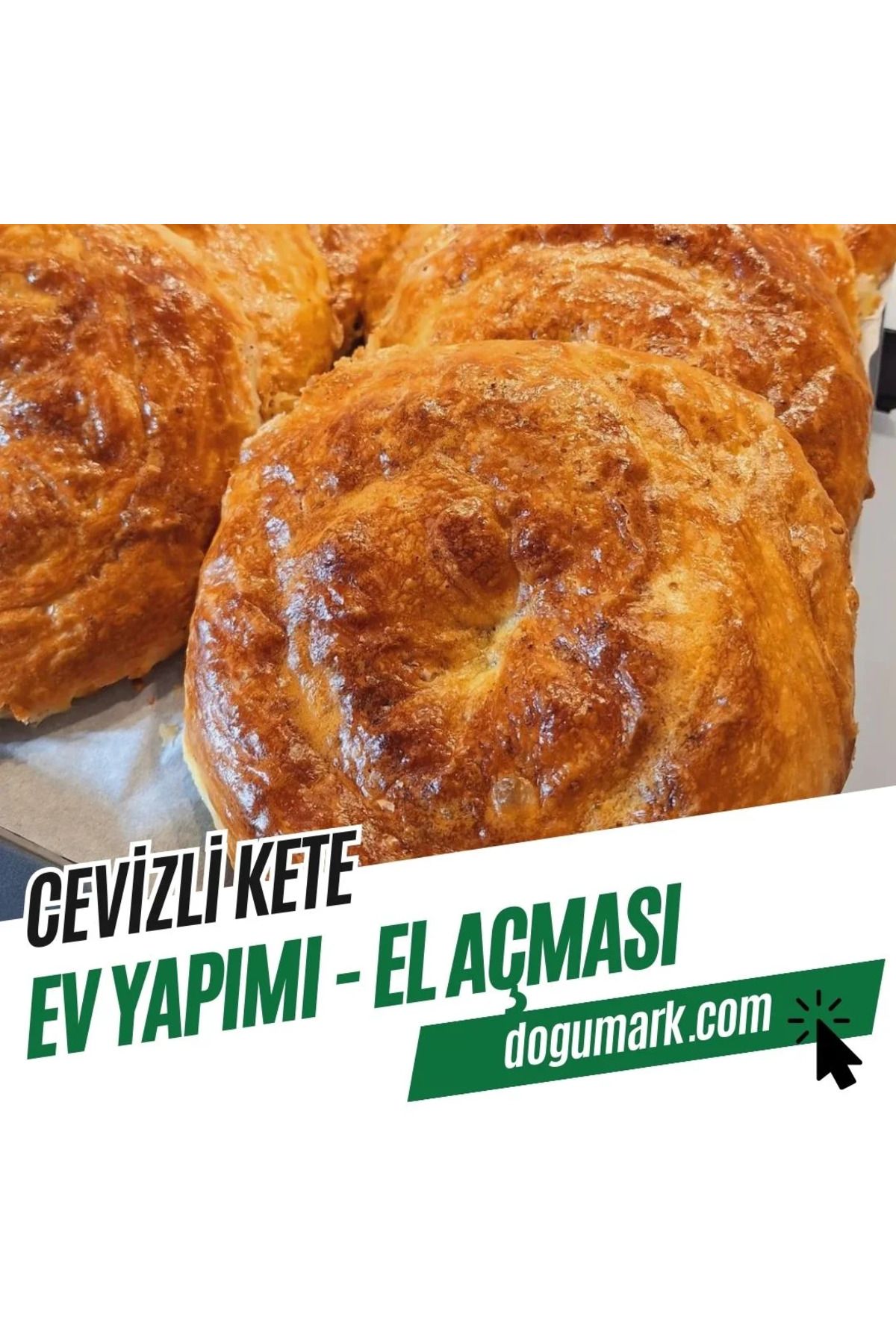 DoğuMark Cevizli Kete Ev Yapımı El Açması 5 Adet