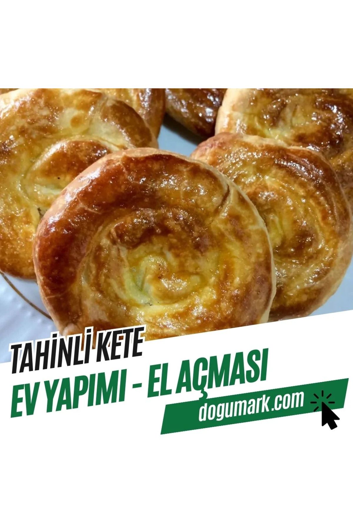 DoğuMark Tahinli Kete – Ev Yapımı – El Açması (5 Adet)