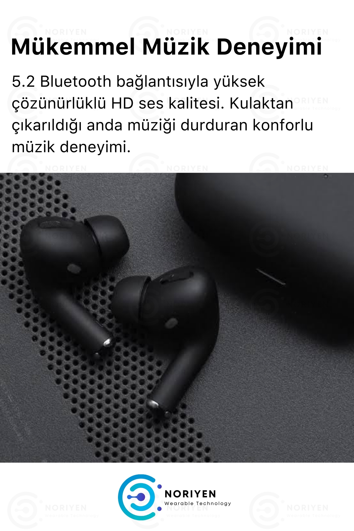 Premium Serisi White 2 Model IOS Android Uyumlu Aktif Gürültü Engelleme Kablosuz Bluetooth Kulaklık