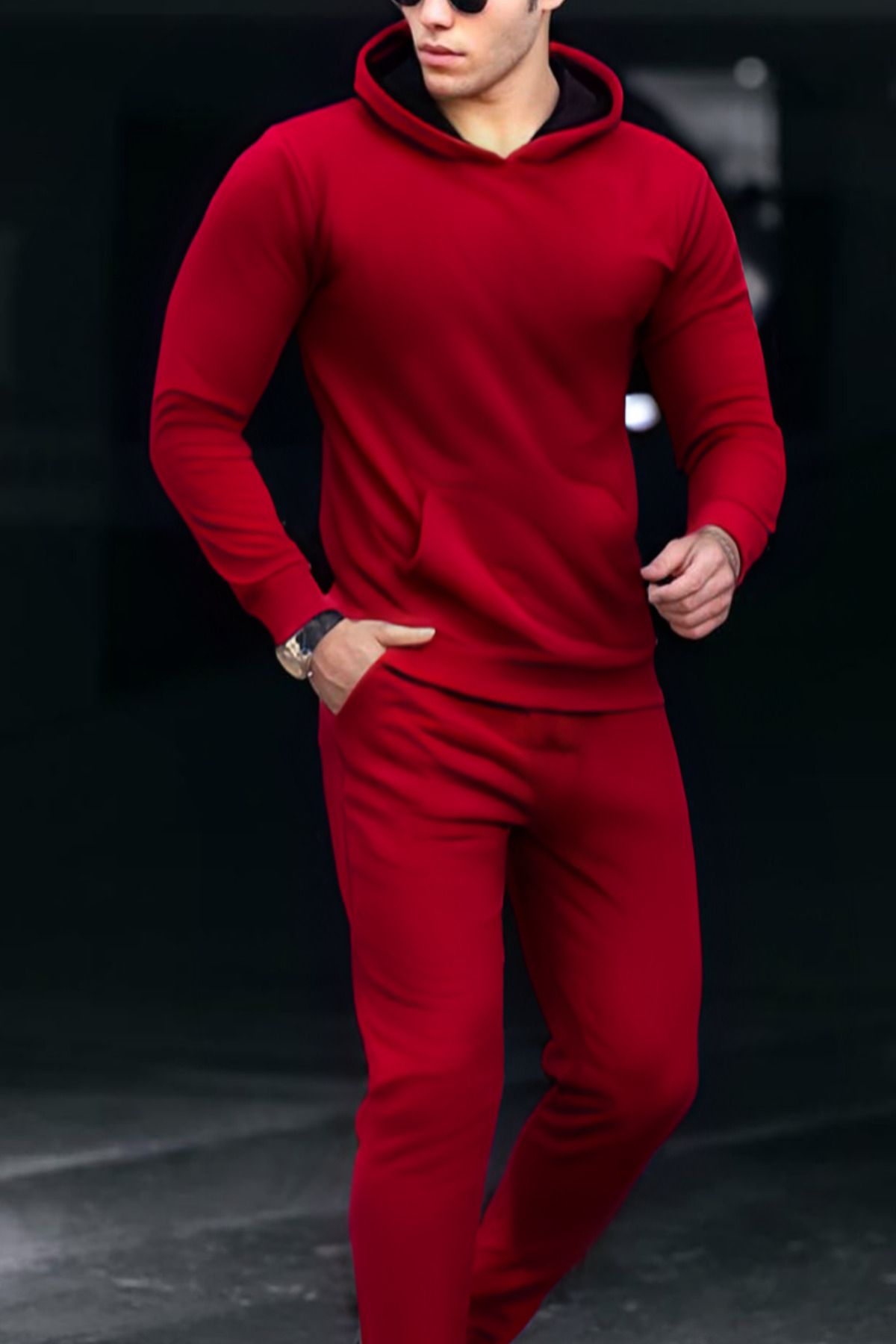 ruNadeS-Men's Winter Warm Three-Thread Thick Tracksuit Set 2