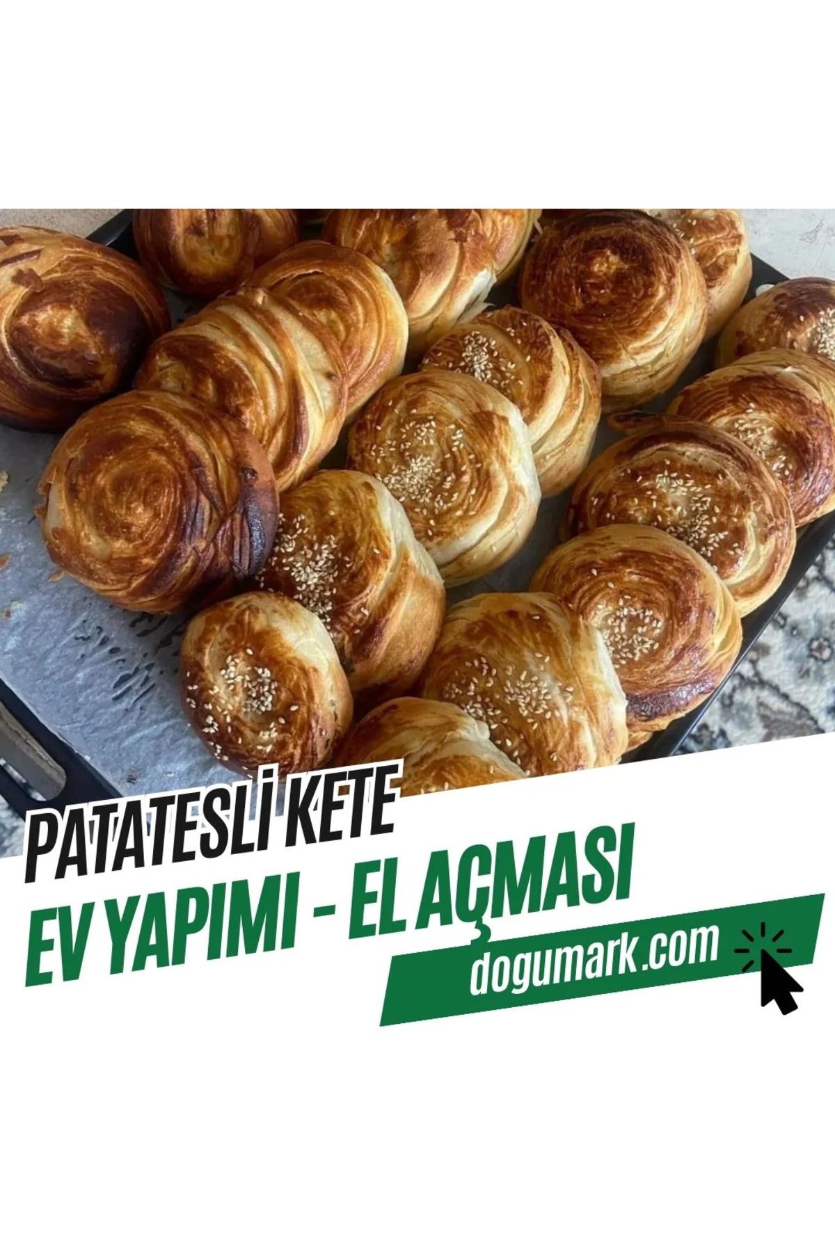 DoğuMark Patatesli Kete – Ev Yapımı – El Açması (5 Adet)