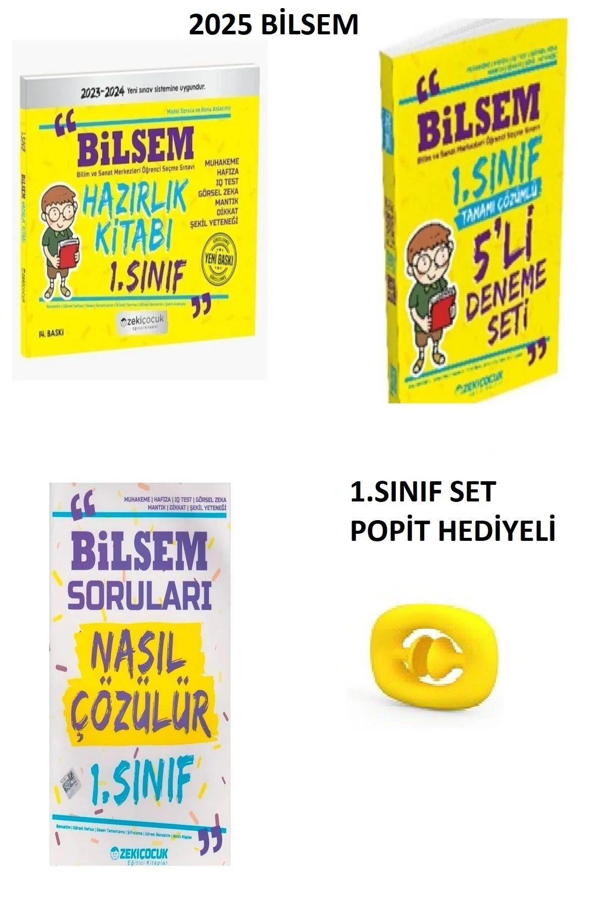 Zeki Çocuk Eğitici Kitaplar Bilsem 1. Sınıf Seti 2024 2025 -planlanmış Yolculuk - Mutlaka Isteyiniz