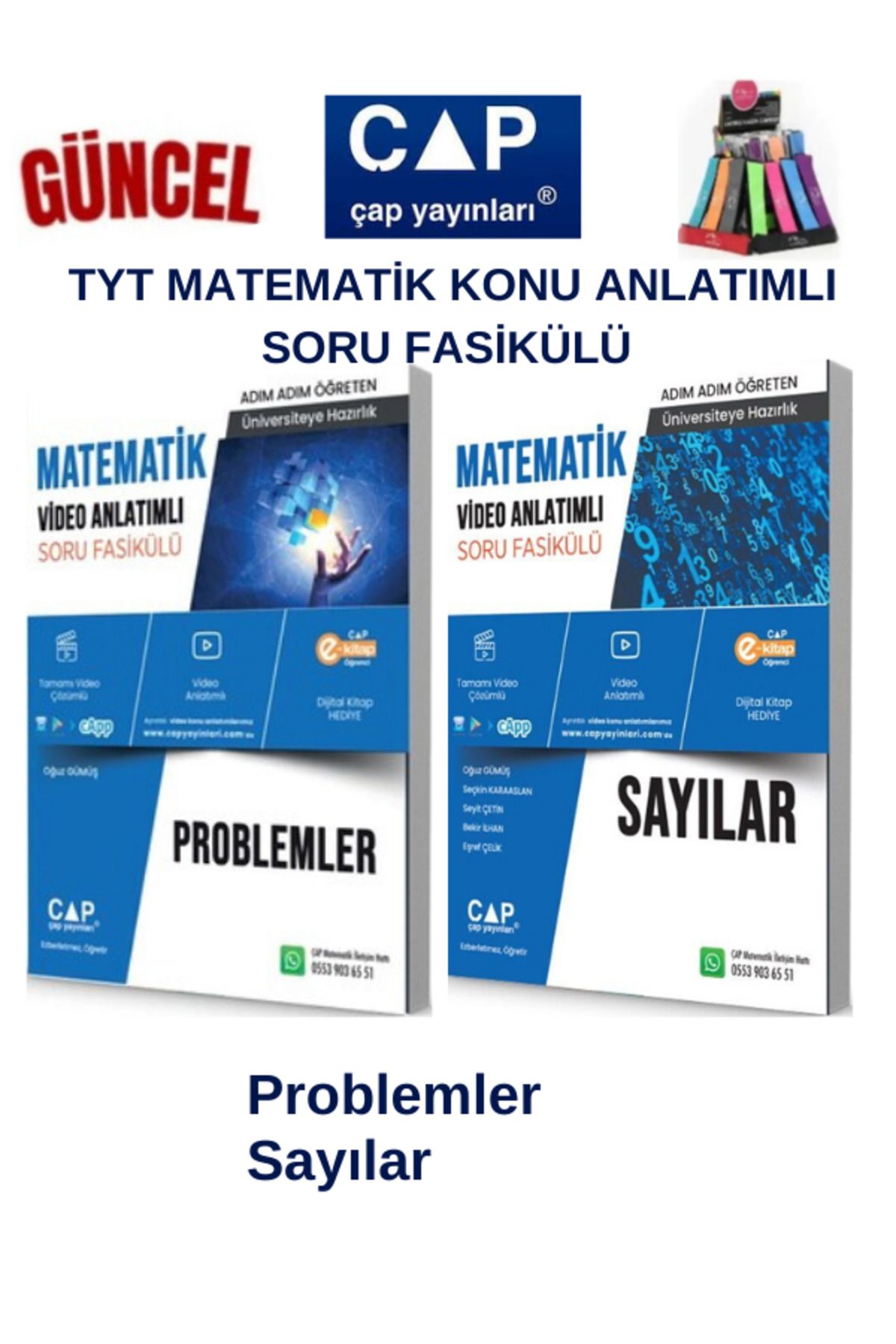 Ens Yayıncılık Çap Tyt Matematik Problemler-Sayılar Konu Anlatımlı Soru Fasikül+Kalemlik