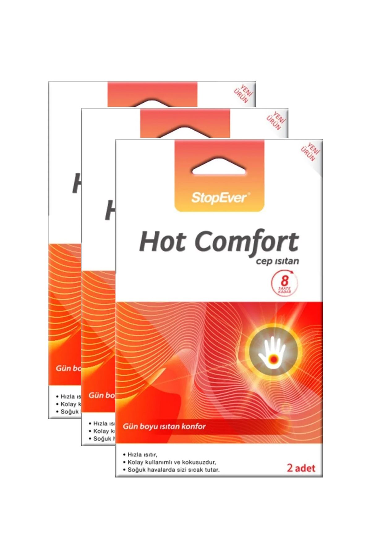 StopEver Hot Comfort Cep Isıtan 2'li Paket x3