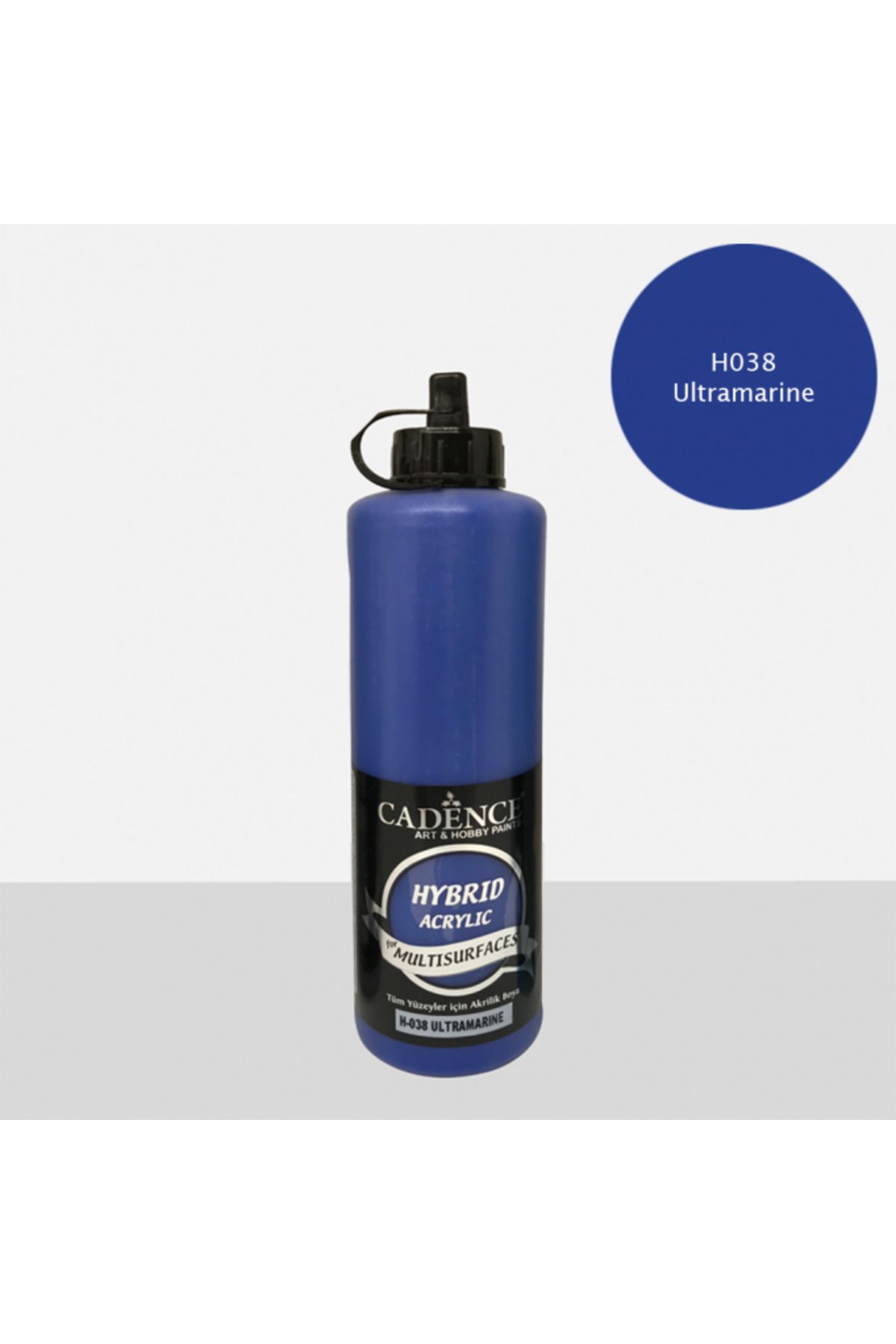 Cadence Boya H-038 Ultramarine 500 ml Multısurface Hybrıd Akr.