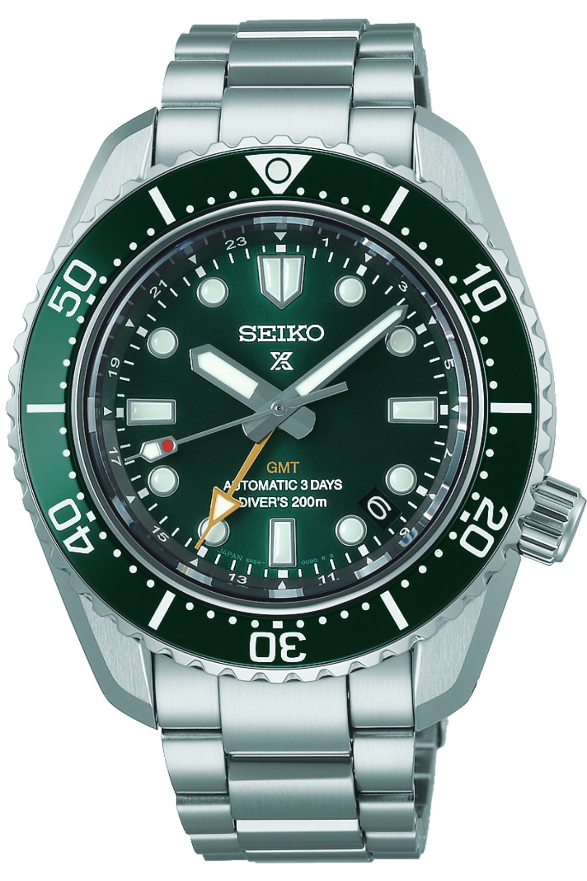 Seiko-Prospex Spb381j Men's Automatic Diver's Gmt Wristwatch 1