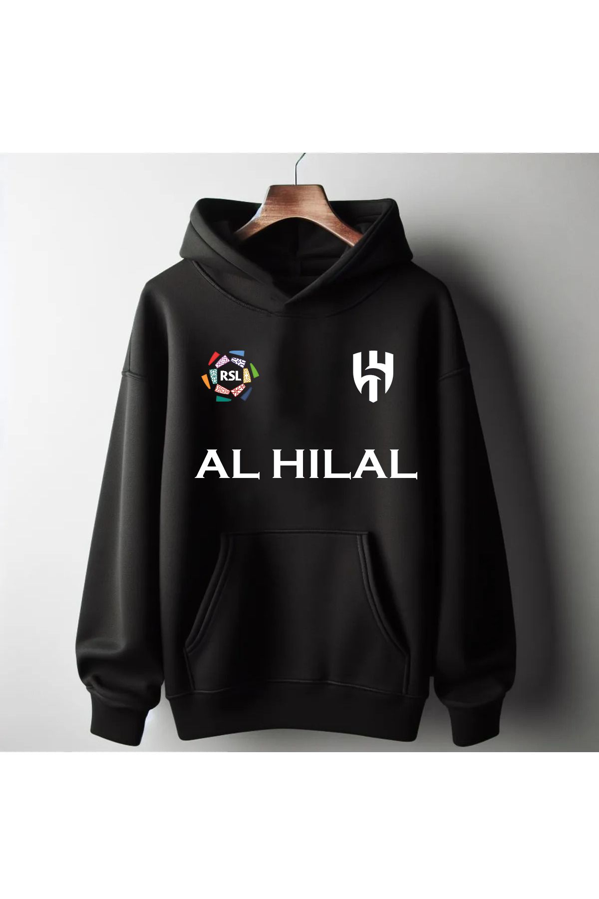 Pisa Art AL HİLAL RSL ÖN ORTA YAZI ÖZEL TASARIM UNİSEX TARAFTAR SWEATSHİRT
