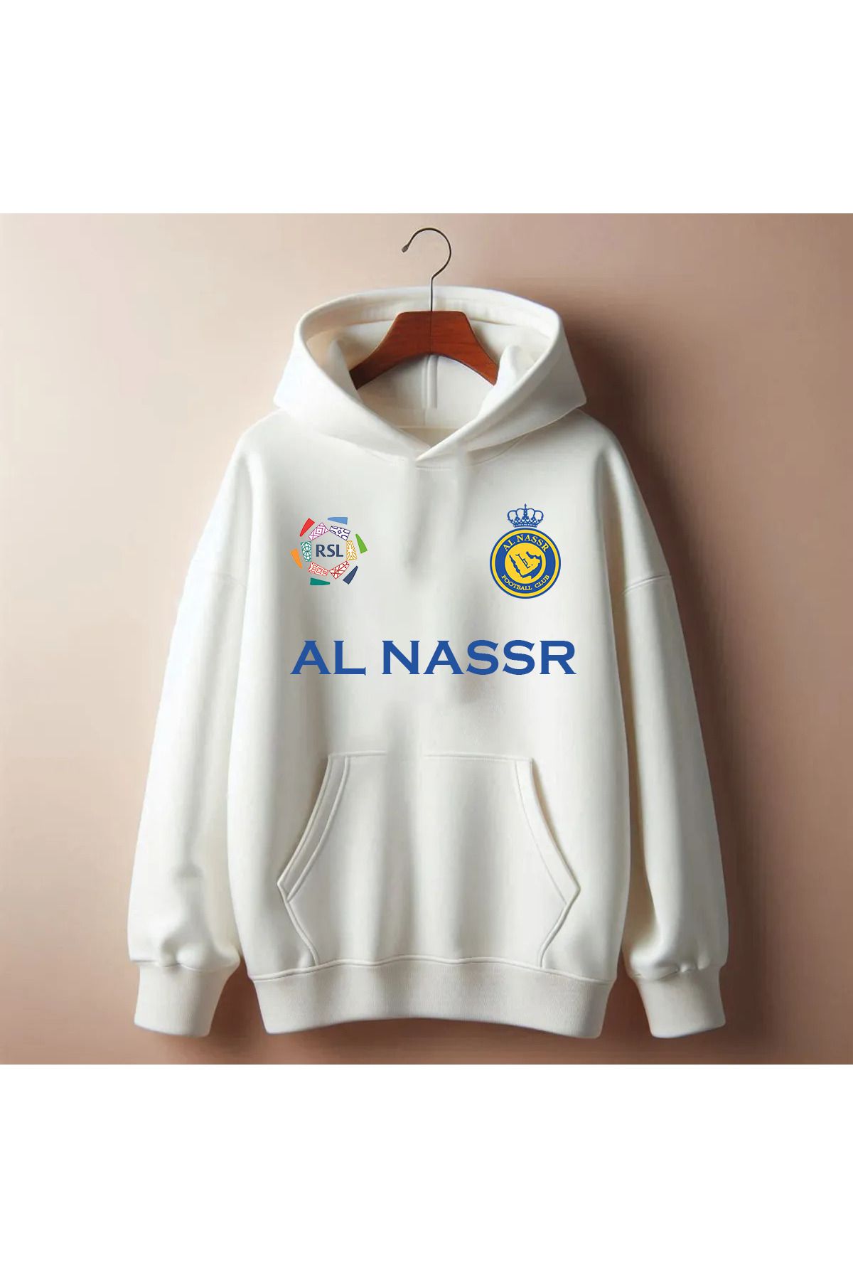 Pisa Art AL NASSR RSL ÖN ORTA YAZI ÖZEL TASARIM UNİSEX TARAFTAR SWEATSHİRT