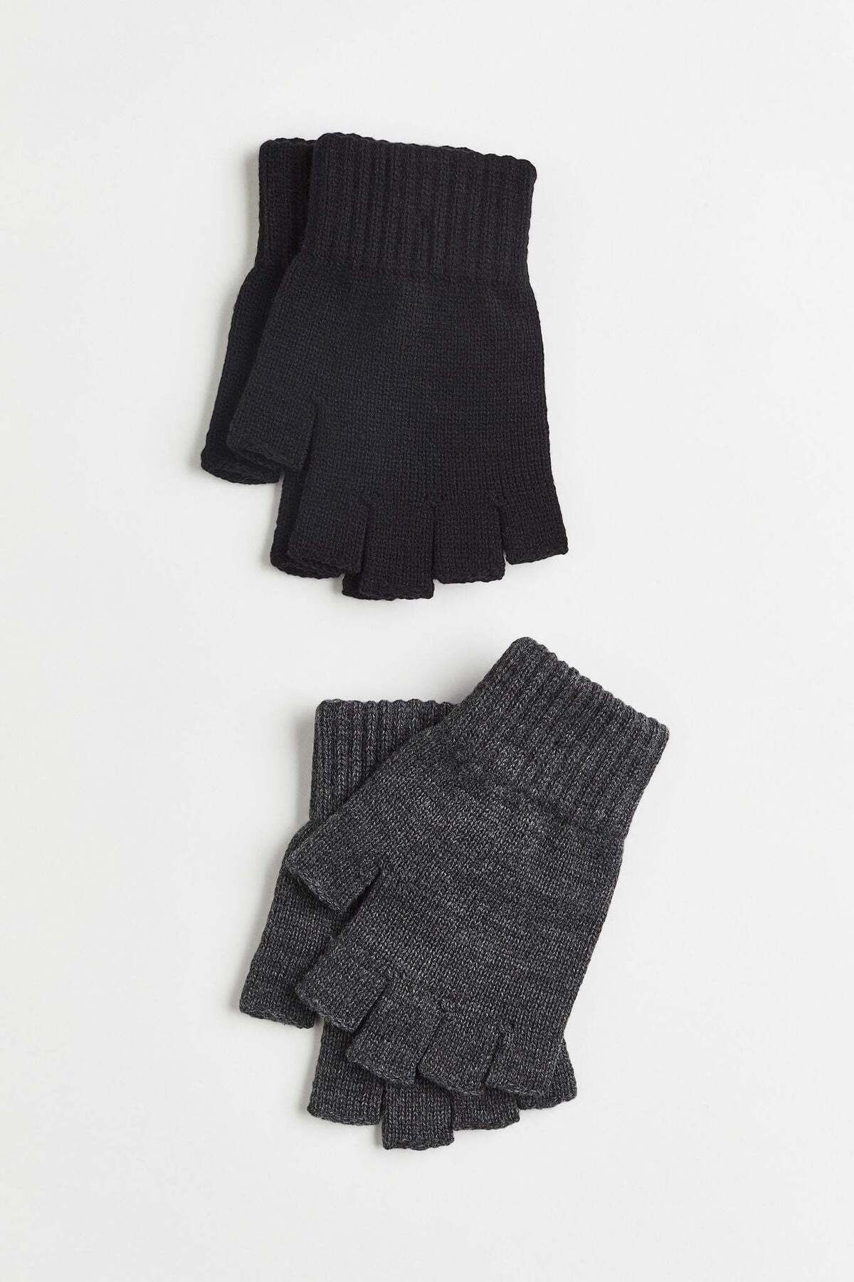 H&M-2-pack fingerless gloves 4