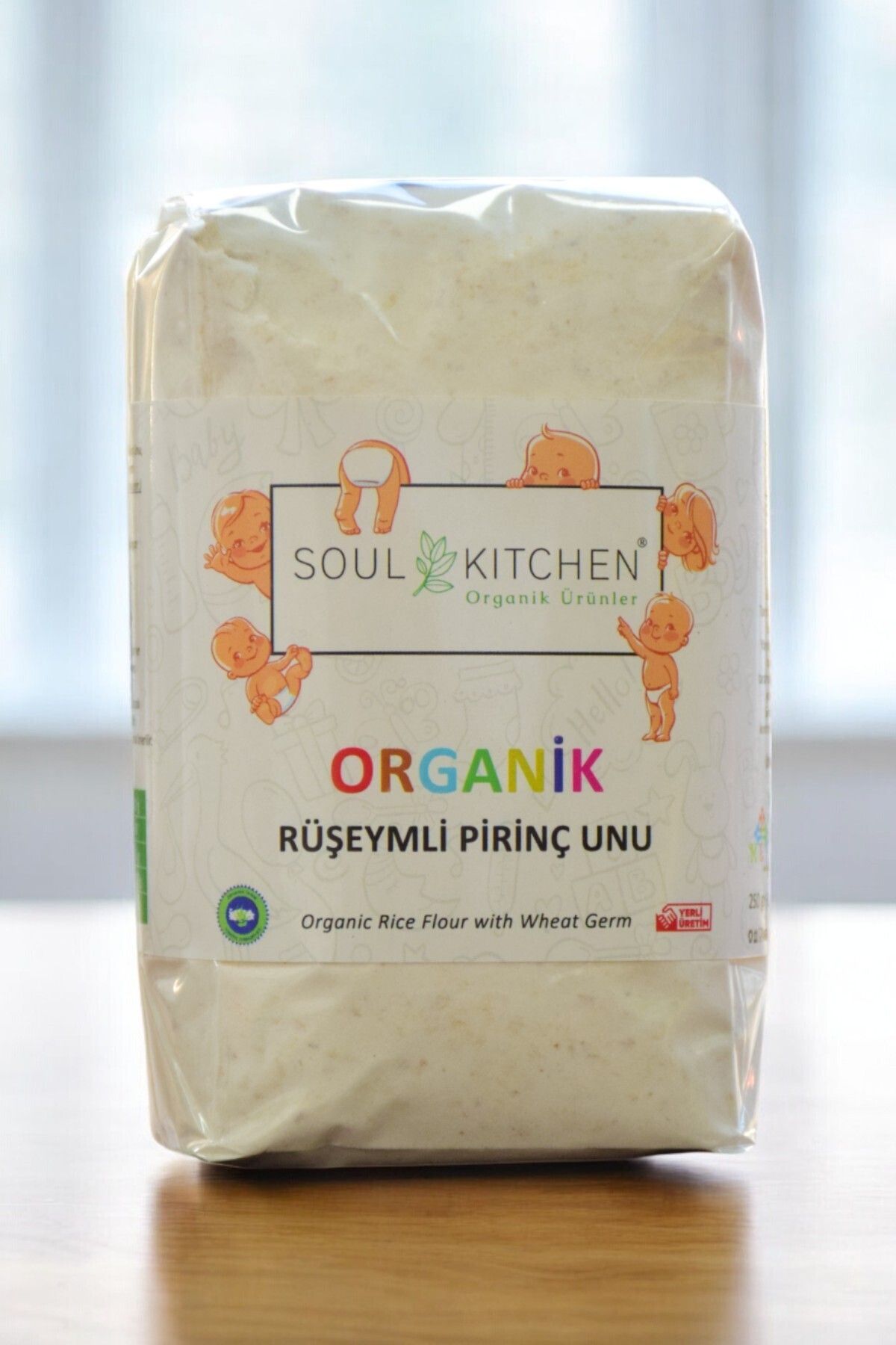 Soul Kitchen Organik Ürünler Organik Bebek Rüşeymli Pirinç Unu 250gr