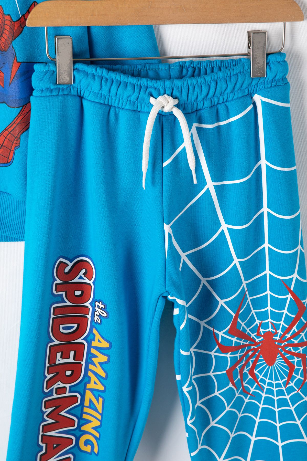 Cansın Mini-Set de trening pentru băiat Indigo Spiderman cu imprimeu Crewneck - 19864 2