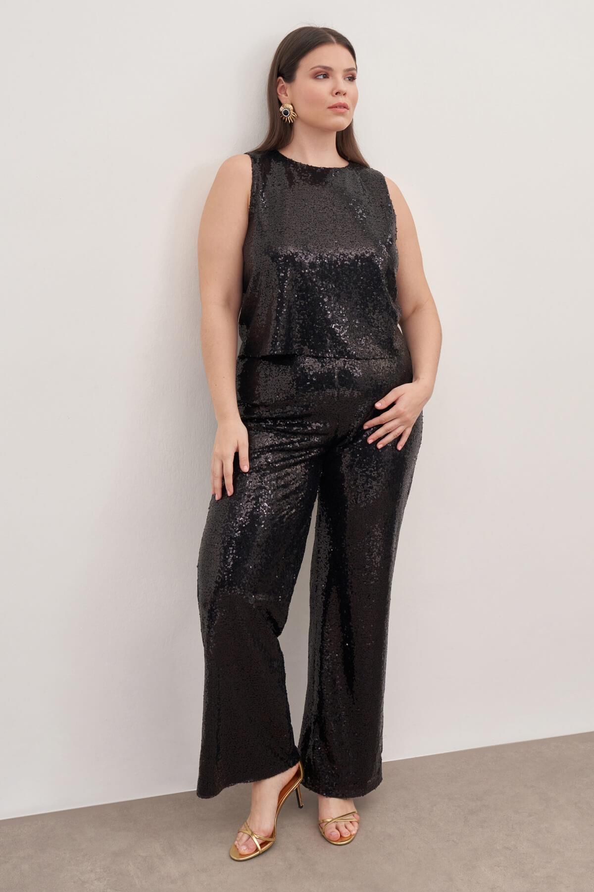 MYLİNE-Lined Sequined Ball 5