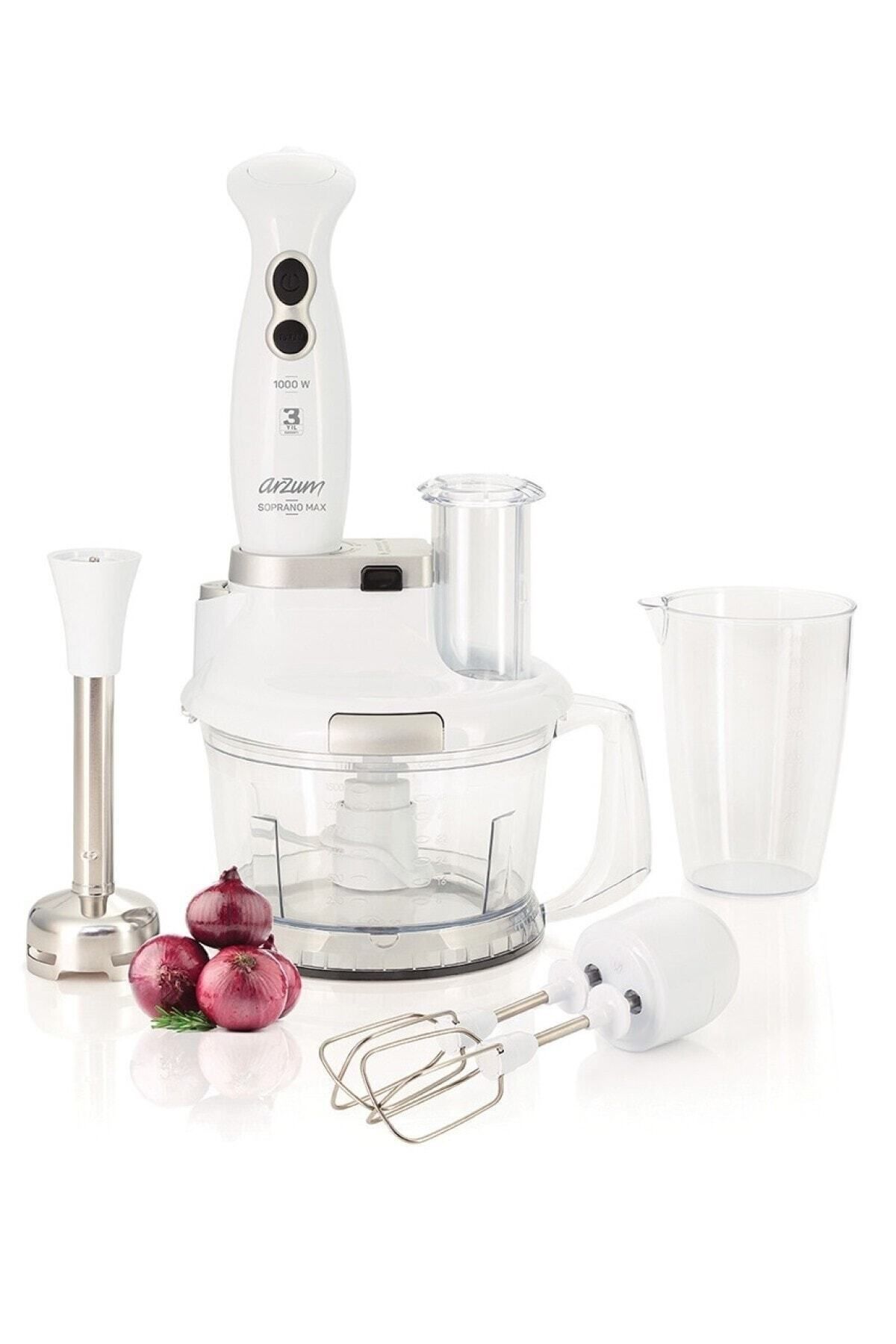 Arzum Ar1004 Soprano Max Multi Beyaz 1000 W Blender Seti-5