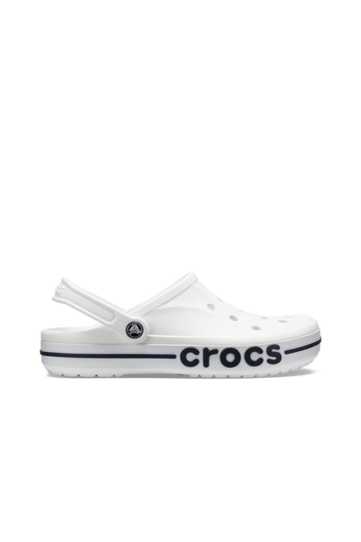 Crocs-White Bayaband Clog Slippers 2
