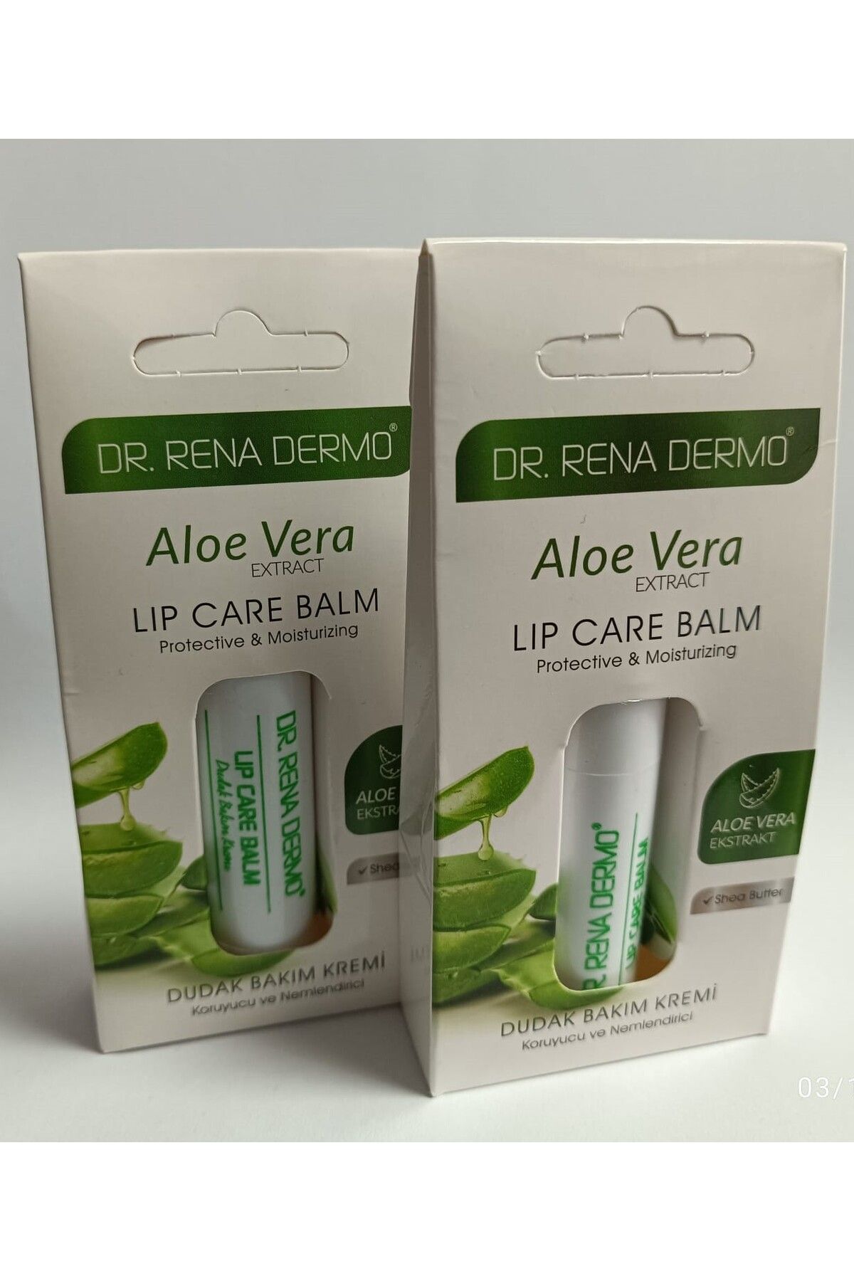 Dr. Rena Dermo LIP CARE BALM 2 Lİ (ALOE VERA)